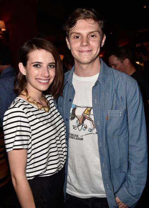 emma roberts and evan peters|More.